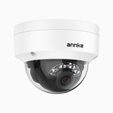 C500D - Cámara de seguridad Domo PoE Súper HD de 3K, Visión Nocturna a Color e Infrarroja, 3072 × 1728 a 20 fps, Detección Inteligente de Personas y Vehículos, Micrófono Integrado, IP67