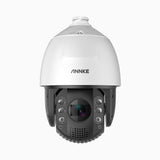 CZ825X - Cámara de seguridad domo PTZ PoE con zoom óptico de 4K, antivandálica IK10, lente de 5.9-147.5 mm, detección inteligente, visión nocturna en color de 660 pies, alarma de audio y visual