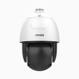 CZ825X - Cámara de seguridad domo PTZ PoE con zoom óptico de 4K, antivandálica IK10, lente de 5.9-147.5 mm, detección inteligente, visión nocturna en color de 660 pies, alarma de audio y visual