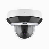 CZ504P - Cámara PTZ PoE para exterior con zoom óptico de 3K y 4X, resistente al vandalismo IK10, lente de 2,8-12 mm, análisis de comportamiento inteligente, visión nocturna en color y antivaho