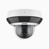 CZ504P - Cámara PTZ PoE para exterior con zoom óptico de 3K y 4X, resistente al vandalismo IK10, lente de 2,8-12 mm, análisis de comportamiento inteligente, visión nocturna en color y antivaho