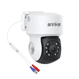 ANNKE 1080P AHD Cámara De Vigilancia Para El Hogar Con Giro De 350° Y Inclinación De 90°, Visión Nocturna IR De 30m, WDR Digital, Lente De 3.6mm Para Visión Clara, Cámara De Expansión Resistente