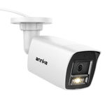 ANNKE Cámara de Vigilancia PoE Exterior 4K 8MP, Visión Nocturna en Color, Detección de personas y vehículos, 3 modos nocturnos, Audio, IP67, H.265+, microSD 512 GB, Objetivo 4 mm