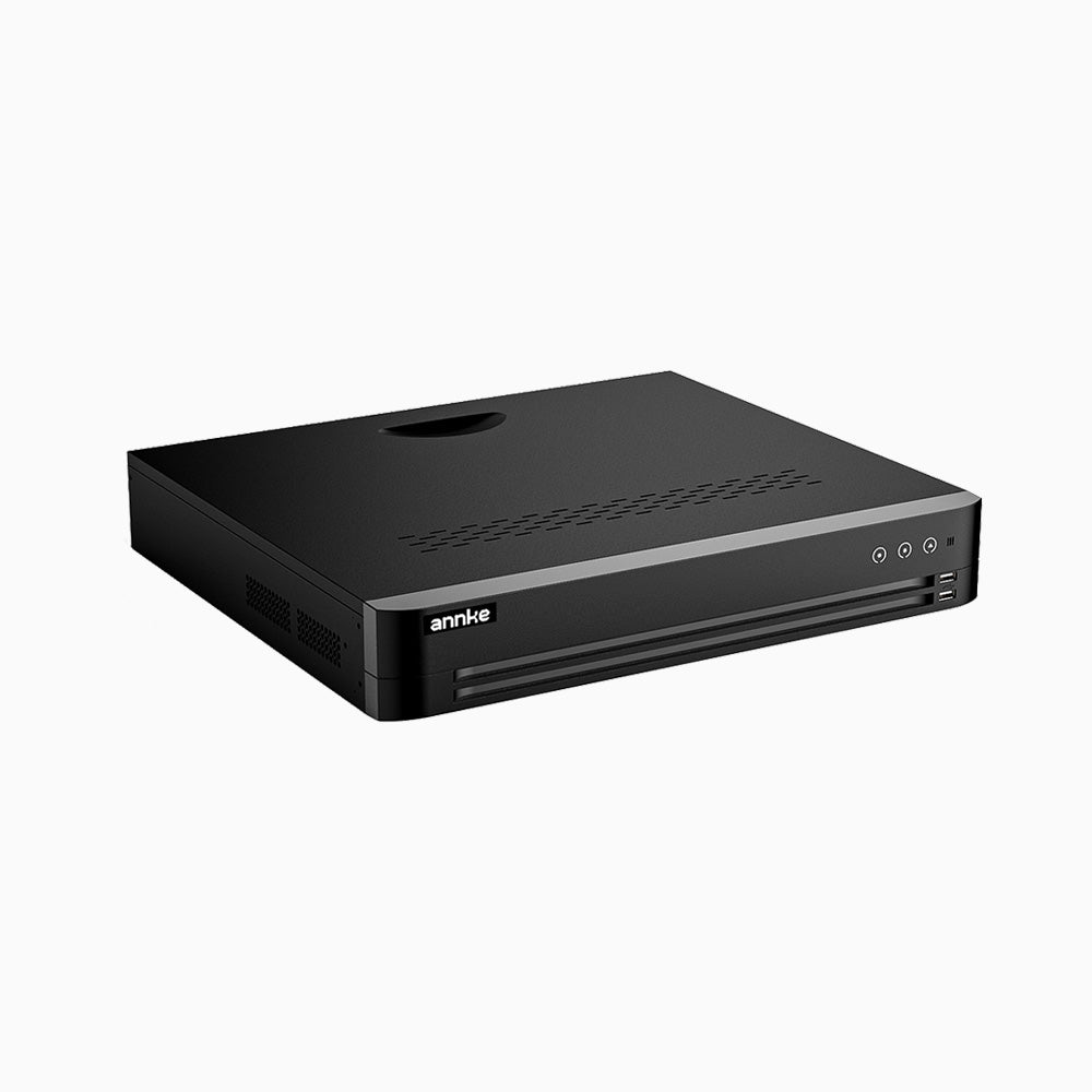 ANNKE Grabador de Vídeo en Red (NVR) de 32 Canales y 12MP, sin Puertos PoE, H.265+ NVR con Detección de Movimiento por IA, Compatible con Cámaras IP PoE ANNKE de 12MP/8MP/5MP/4MP para Vigilancia en el Hogar y Negocios