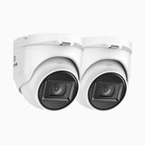 AL200 - Cámara CCTV de vigilancia en 1080P HD, Lente de 3.6 MM, Visión Nocturna por Infrarrojos de 20 m, Señal de Salida 4 en 1, IP67