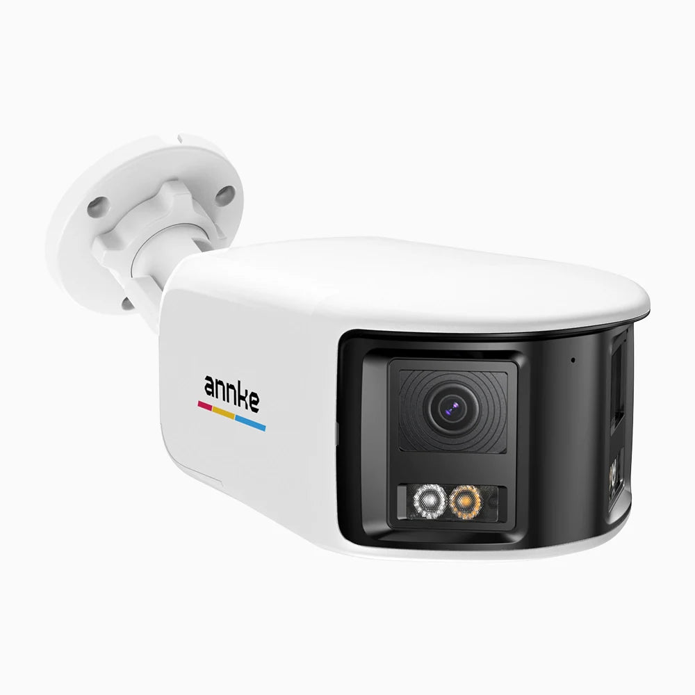 ACD500 - Cámara de videovigilancia exterior 3K con cable, doble lente, panorámica 180°, visión nocturna Dual Light, Micrófono Incorporado, protección IP67