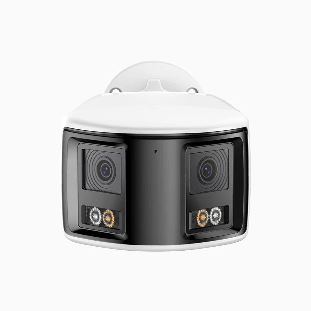 ACD500 - Cámara de videovigilancia exterior 3K con cable, doble lente, panorámica 180°, visión nocturna Dual Light, Micrófono Incorporado, protección IP67