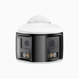 ACD500 - Cámara de videovigilancia exterior 3K con cable, doble lente, panorámica 180°, visión nocturna Dual Light, Micrófono Incorporado, protección IP67