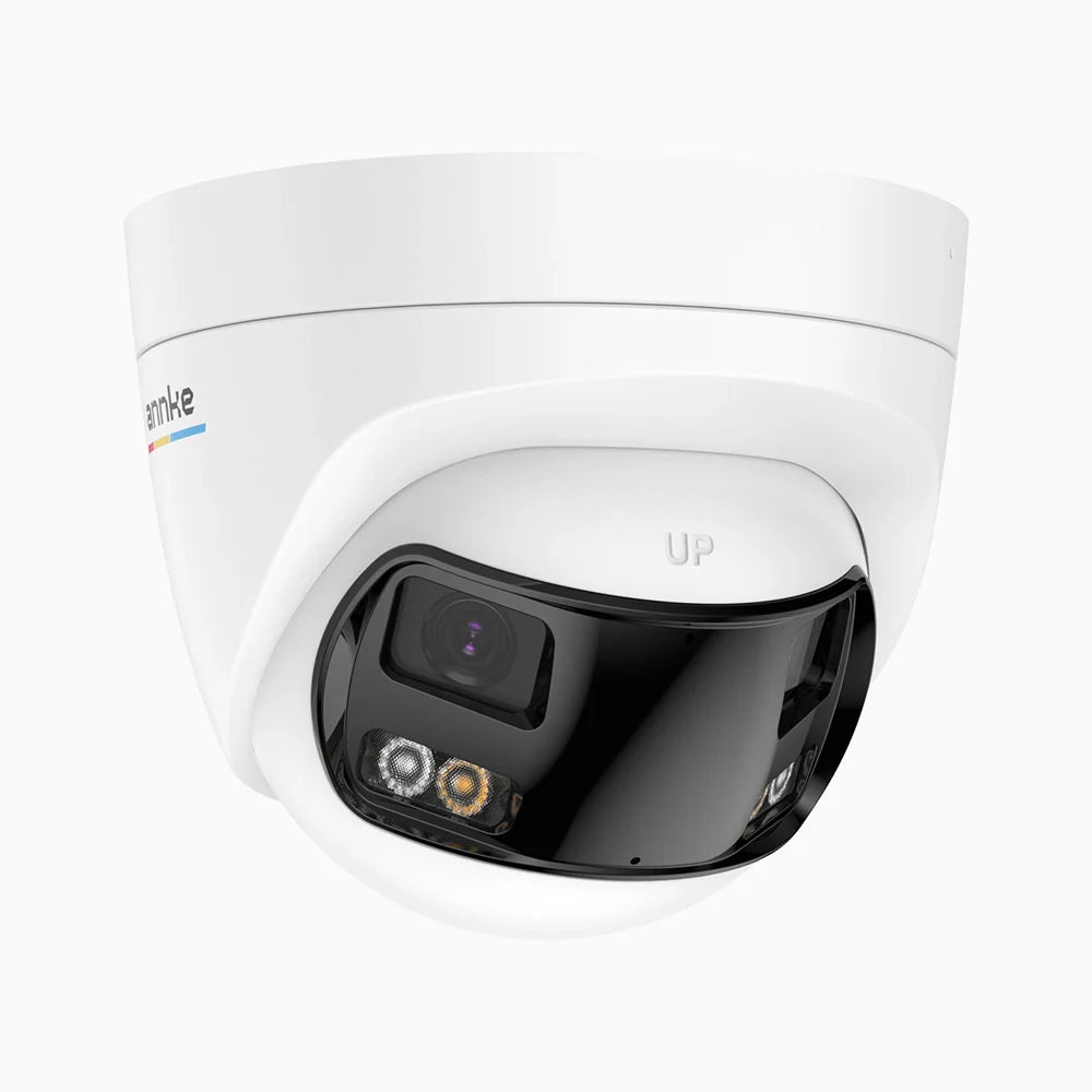 ACD500 - Cámara de videovigilancia exterior 3K con cable, doble lente, panorámica 180°, visión nocturna Dual Light, Micrófono Incorporado, protección IP67