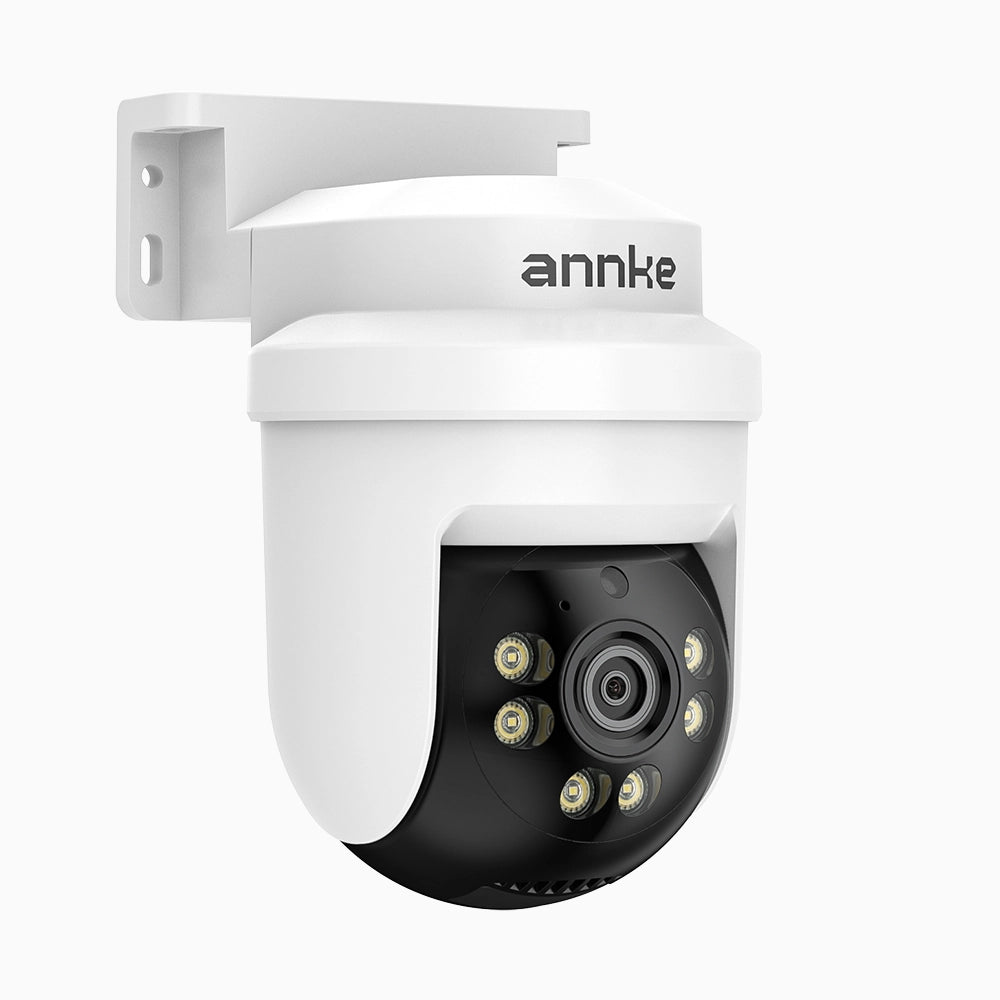APT500 - Cámara Domo CCTV de vigilancia en 5MP, Giro de 350° e Inclinación de 90°, Visión Nocturna por Infrarrojos de 30 m, Resistente a la Intemperie IP65