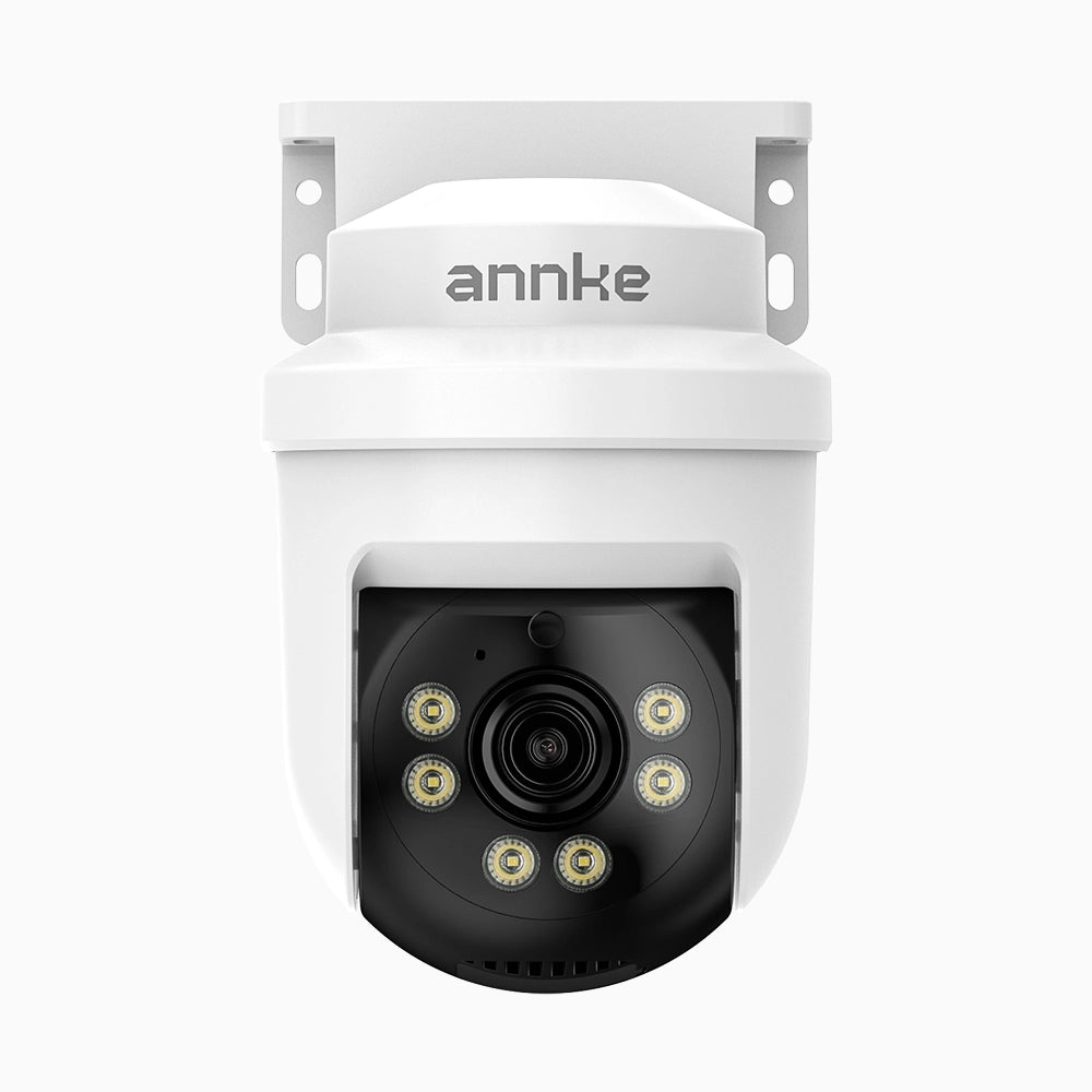 APT500 - Cámara Domo CCTV de vigilancia en 5MP, Giro de 350° e Inclinación de 90°, Visión Nocturna por Infrarrojos de 30 m, Resistente a la Intemperie IP65