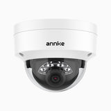 C500D - Cámara de seguridad Domo PoE Súper HD de 3K, Visión Nocturna a Color e Infrarroja, 3072 × 1728 a 20 fps, Detección Inteligente de Personas y Vehículos, Micrófono Integrado, IP67