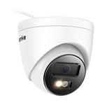 ANNKE Cámara de Vigilancia PoE 12MP Exterior, Gran Angular 2,8 mm, Detección de personas/vehículos, Dual-Light, micrófono, WDR 120 dB, 3D DNR, IP67, tarjeta SD de hasta 512 GB