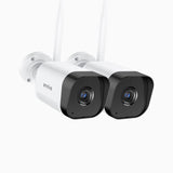Cámara inalámbrica de 8MP, compatible con el sistema NVR inalámbrico WS800