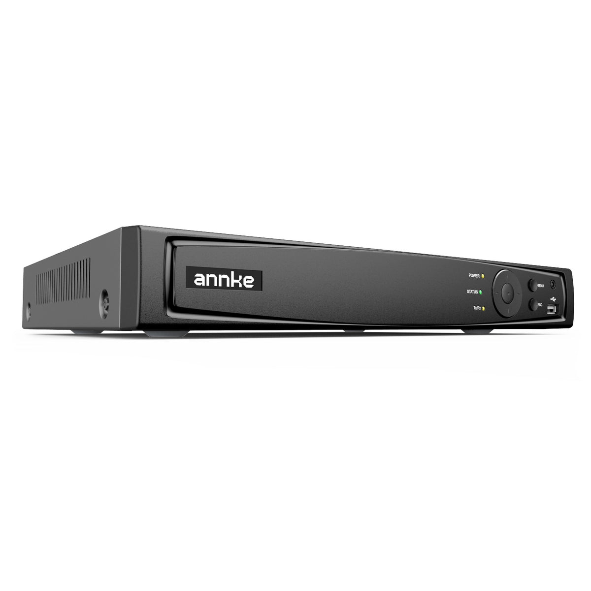 ANNKE 16CH 4K PoE NVR Sistema de vigilancia Grabador, Grabadora de vídeo PoE, 24/7 videovigilancia para casa, interior, exterior, seguridad Compatible con cámaras IP HD de 12MP/4 K/5 MP/4 MP